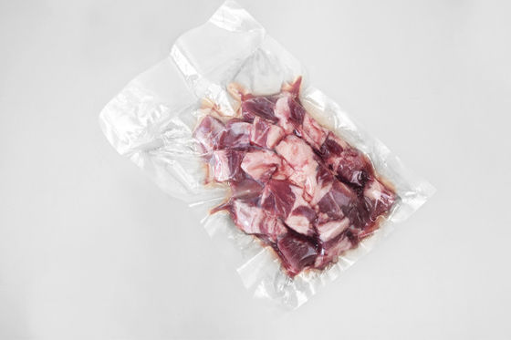 جودة  PA PE Medium Barrier Vacuum Pouches 3mil 4mil 5mil 50-200mic For Frozen Or Fresh Meat مصنع